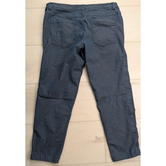 Lululemon ABC Pant Mens 34x26 Slim Tech Canvas Heathered Deep Navy Blue M5609S - Picture 3 of 9